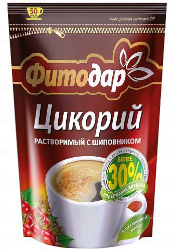 Цикорий натуральный раств. 200гр С/Б Фитодар — 65fit