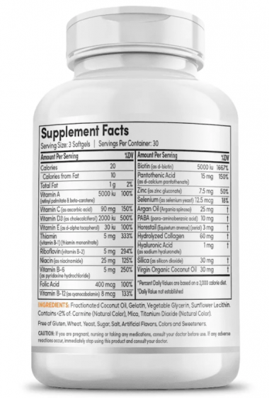 #PROPER VIT Hair Skin&amp; Nails with Hydrolyzed Collagen&amp; Hyaluronic Acid 90 softgels — 65fit