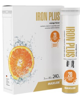 #Maxler Iron Plus 20eff tabl (Orange) фото 1 — 65fit