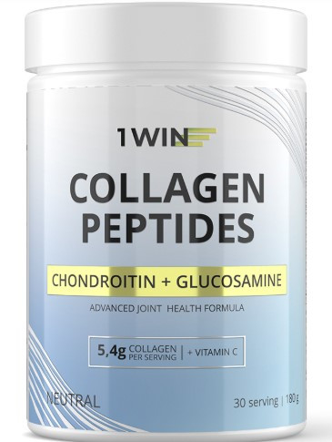 1WIN Коллаген +хондроитин+глюкозамин Малнго, 180г, 30 порц. бад &mdash; 65fit