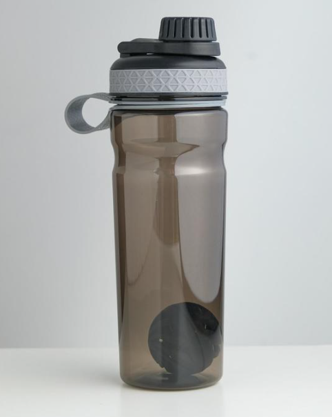 Шейкер спортивный для коктейлей и воды, 800 мл, 25 х 8 см 6030126 фото 1 &mdash; 65fit