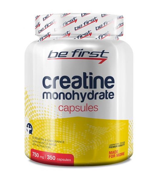 Creatine monohydrate 350капс, BE FIRST фото 1 — 65fit