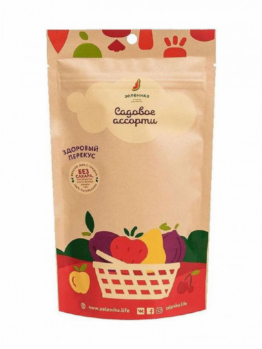 Здоровый фруктовый перекус из садового ассорти 20гр — 65fit