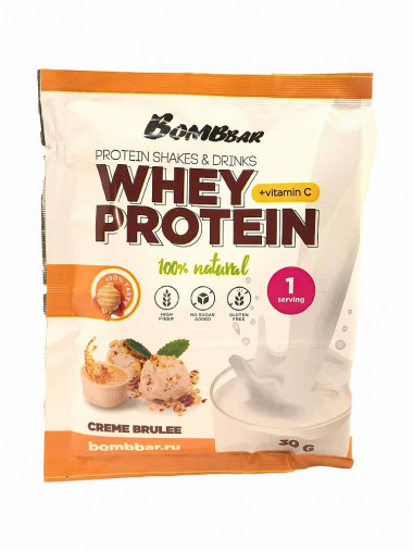 BOMBBAR Концентрат сухой для приготовления напитков &quot;Крем-брюле&quot; 30г — 65fit