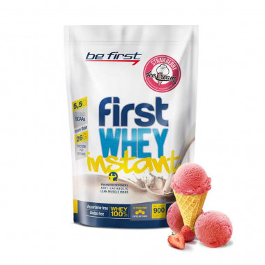 FIRST Whey instans 420гр клубничное морожен. .BE FIRST — 65fit
