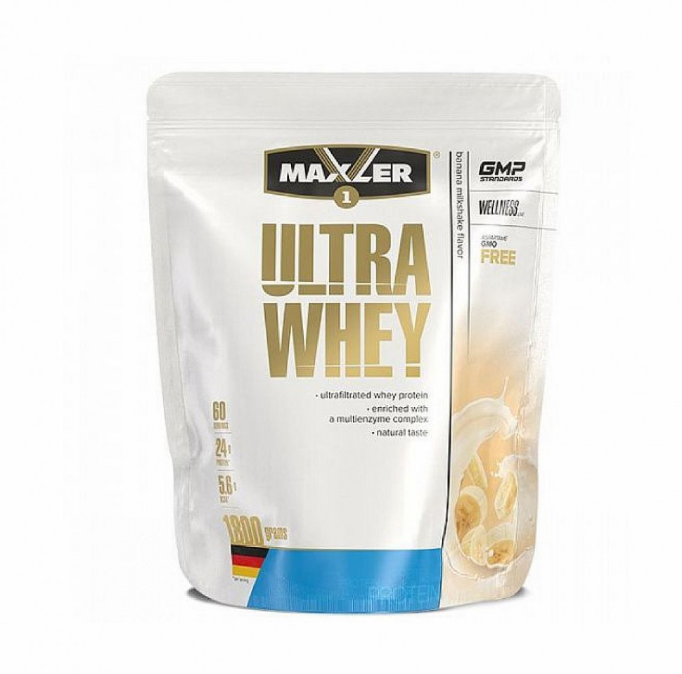 #Maxler Ultra Whey 750g Banana Milkshake фото 1 — 65fit