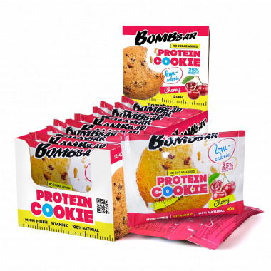 BOMBBAR Печенье неглазированное &quot;Вишня&quot; 40г — 65fit
