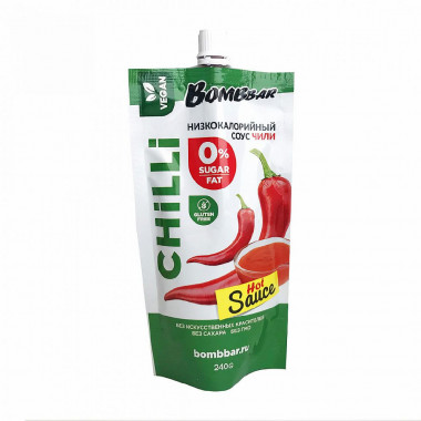 BOMBBAR Соус низкокалорийный &quot;Чили&quot; 240 — 65fit