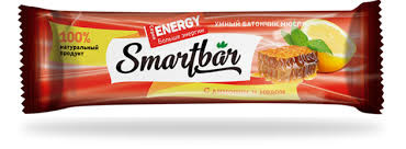 SMARTBAR Батончик мюсли ENERGY &quot;Лимон, мед, женьшень&quot; 25г — 65fit