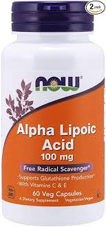 NOW Alpha Lipoic Acid 100 mg 60 Veg Capsules фото 1 — 65fit