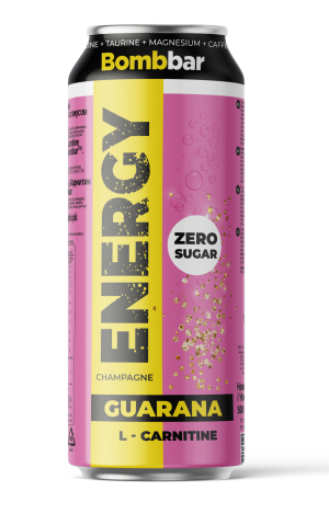 BOMBBAR Напиток б/а L-CARNITINE Шампанское ж/б 0,5л — 65fit