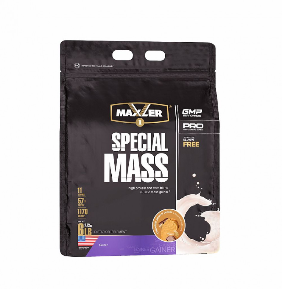 #MAXLER Special Mass Gainer 6lb Chocolate Peanut Butter фото 1 — 65fit