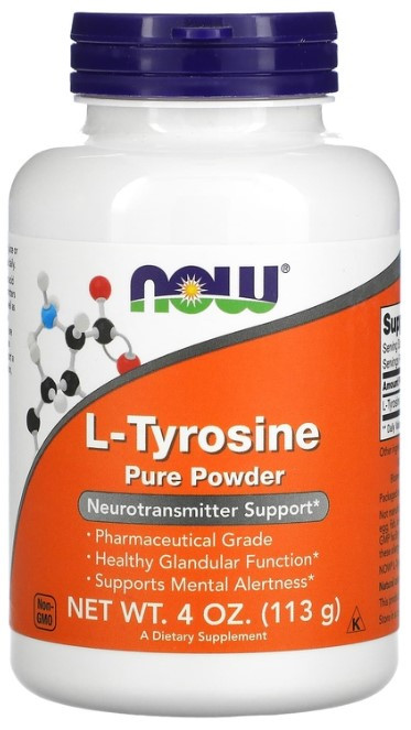 #NOW L-Tyrosine Powder 4oz фото 1 — 65fit