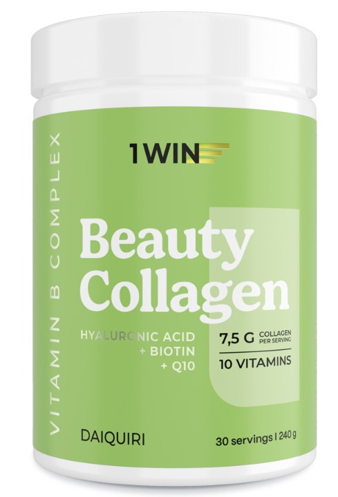 1WIN Коллаген комплекс Beauty + B-complex, Дайкири, 240г, 30пор. бад фото 1 — 65fit