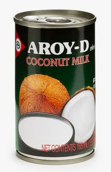 AROY-D Кокосовое молоко 70% (жирность 17-19%) ж/б 165мл/48 — 65fit