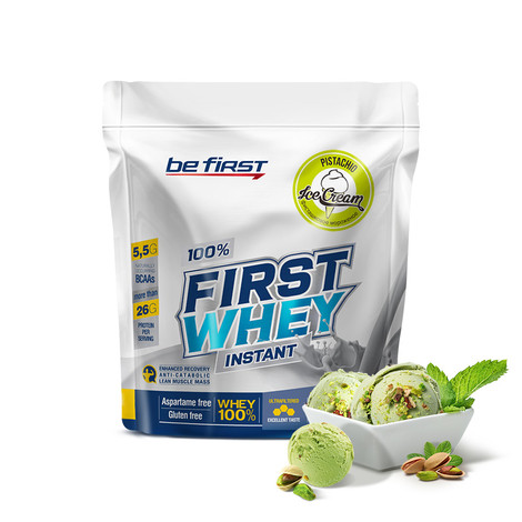 FIRST Whey instans 420гр фисташковое морожен. .BE FIRST фото 1 — 65fit