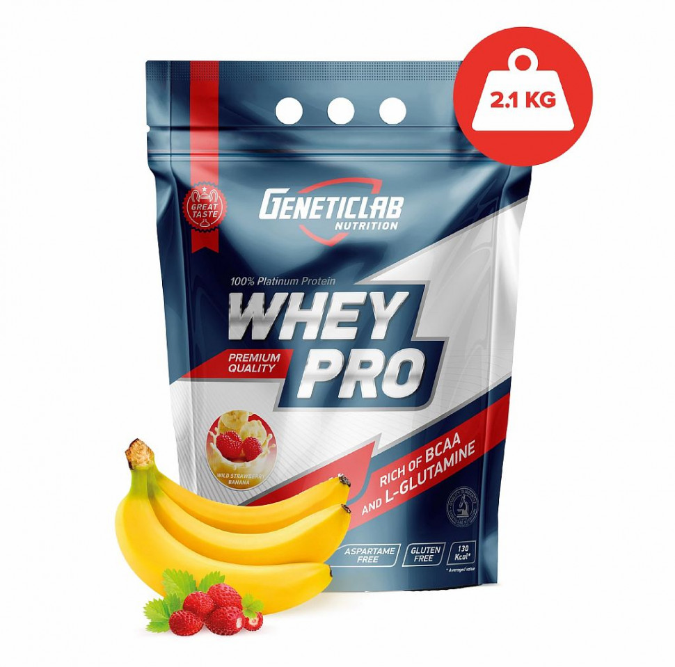 GeneticLab WHEY PRO Банан-Земляника 150g фото 1 — 65fit
