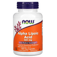 NOW Alpha Lipoic Acid 100 mg 120 Veg Capsules фото 1 — 65fit