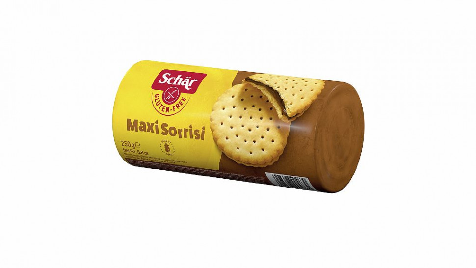 SCHÄR Печенье-сэндвич с кремом какао Sorrisi 250г/6 фото 1 — 65fit