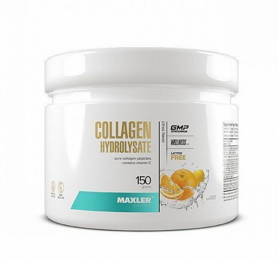 #MAXLER 100% Collagen Hydrolysate 150g (Citrus) фото 1 — 65fit