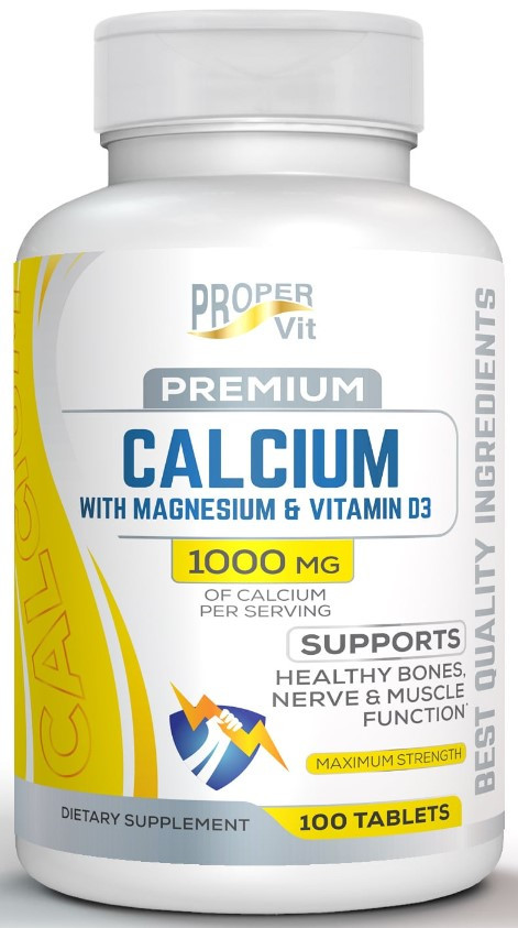 #PROPER VIT Calcium+Magnesium Vitamins D3 150 tabs фото 1 &mdash; 65fit