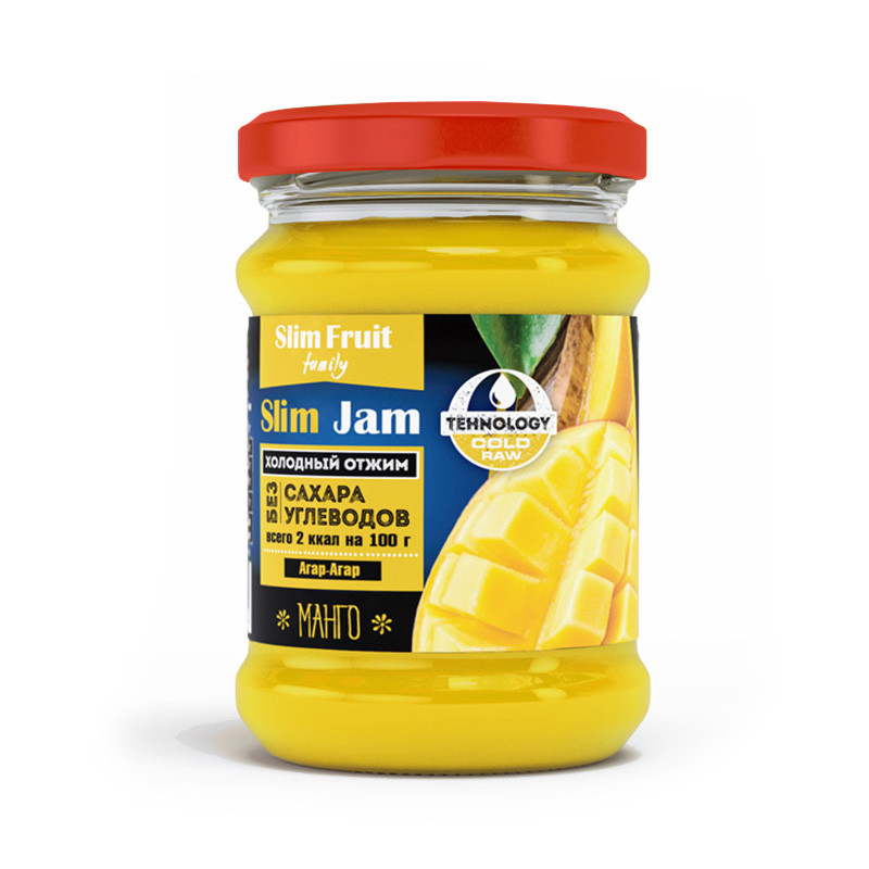 Джем без сахара манго 250гр, Slim Fruit фото 1 — 65fit