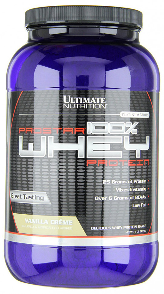 Prostar Whey Vanila 907g, Ultimate Nutrition фото 1 — 65fit