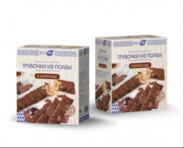 ВАСТЭКО Трубочки из полбы в шоколаде 150г — 65fit