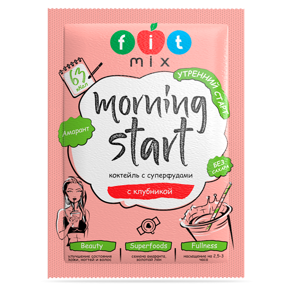 Коктейль Fit Mix Morning Start 20гр, Компас здоровья фото 1 — 65fit