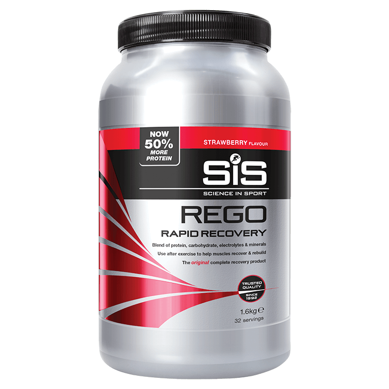 SIS REGO Rapid Recovery Белково-углеводный напиток Клубника 1,6кг фото 1 — 65fit