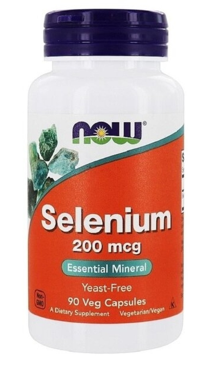 #NOW Selenium 200mcg 90 caps фото 1 — 65fit