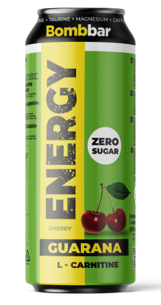 BOMBBAR Напиток б/а L-CARNITINE Вишня ж/б 0,5л/12 — 65fit