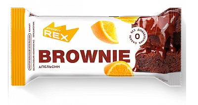 #Protein RexПироженое протеиновое брауни 50г (Брауни с апельсином) фото 1 — 65fit