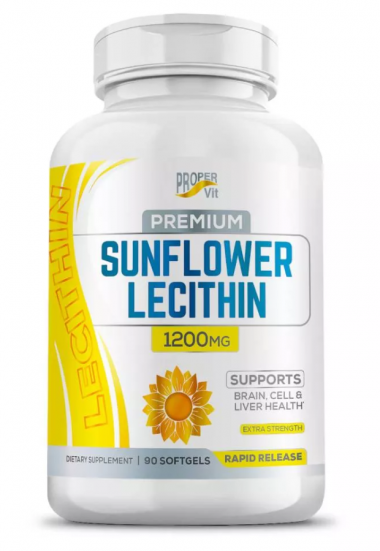 #Proper Vit Premium Sunflowers Lecithin 1200g 90softgels — 65fit