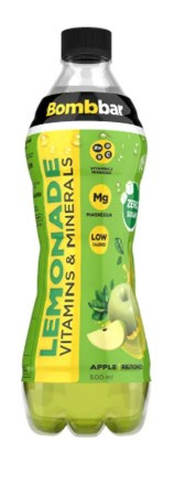 ТМ Bombbar Напиток безалкогольный газированный обогащённый "Лимонад со вкусом яблока" 500 мл &mdash; 65fit