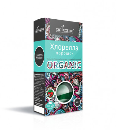 POLEZZNO Хлорелла порошок Organic 100г — 65fit