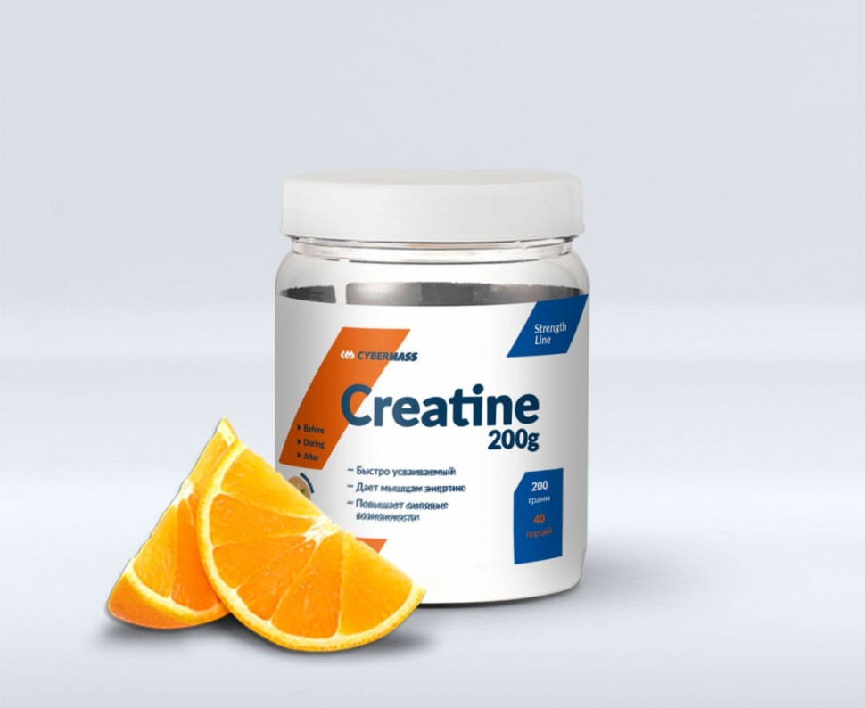 Creatine апельсин 200g, Cybermass фото 1 — 65fit
