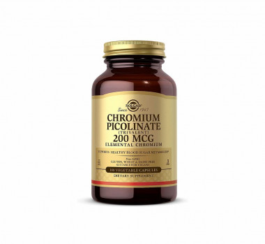 #SOLGAR Chromium Picolinate 200 mcg 180 Vegetable Capsules — 65fit
