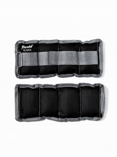 #FITRULE Утяжелитель для ног и рук 0,5кг серый 2шт — 65fit