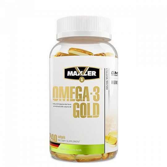 # MAXLER  Omega- 3 Gold 240 caps фото 1 — 65fit