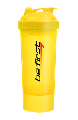 Спортивный шейкер желтый 350мл, BE FIRST — 65fit