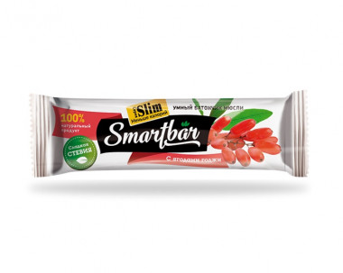 SMARTBAR Батончик мюсли Slim &quot;Ягоды годжи&quot; 25г — 65fit
