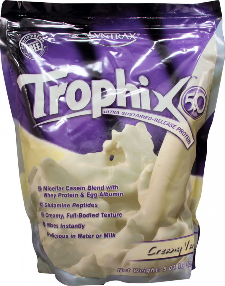 Trophix Creamy Vanilla 2270g, Syntrax фото 1 — 65fit