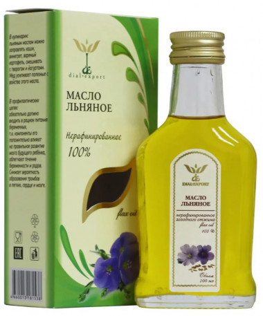 DIAL-EXPORT 100мл. Масло Льняное — 65fit