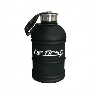 BE FIRST Бутылка для воды 1300 мл Черная матовая (TS 1300-FROST-BLACK) — 65fit