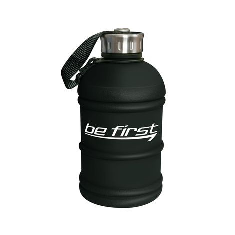 BE FIRST Бутылка для воды 1300 мл Черная матовая (TS 1300-FROST-BLACK) фото 1 — 65fit