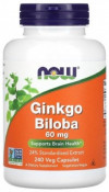#NOW Ginkgo Biloba 5 mg 60 Veg Capsules фото 2 — 65fit
