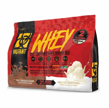 #Mutant Whey 4 ib Тройной шоколад+ванильное мороженое — 65fit
