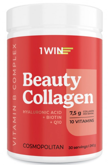 1WIN Коллаген комплекс Beauty + B-complex, Космополитен, 240г, 30пор — 65fit