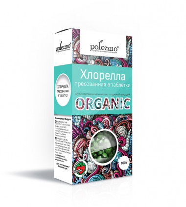 POLEZZNO Хлорелла пресованная в таблетки 100г — 65fit